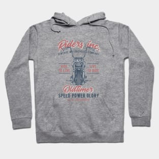 Riders Inc. Classic Cars - Biker Cool Hoodie